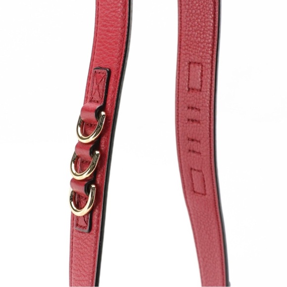 Marc Jacobs The Softshot Crossbody Bag in Two-Toned Red Leather - GUC - Picture 9 of 9